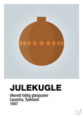 plakat: julepynt julekugle - light drizzle-Jul-A1two3