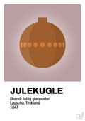 plakat: julepynt julekugle - light rose-Jul-A1two3