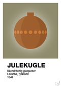 plakat: julepynt julekugle - misty forrest-Jul-A1two3