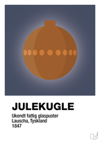Julepynt julekugle - petrol-Jul-A1two3
