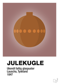 plakat: julepynt julekugle - plum-Jul-A1two3