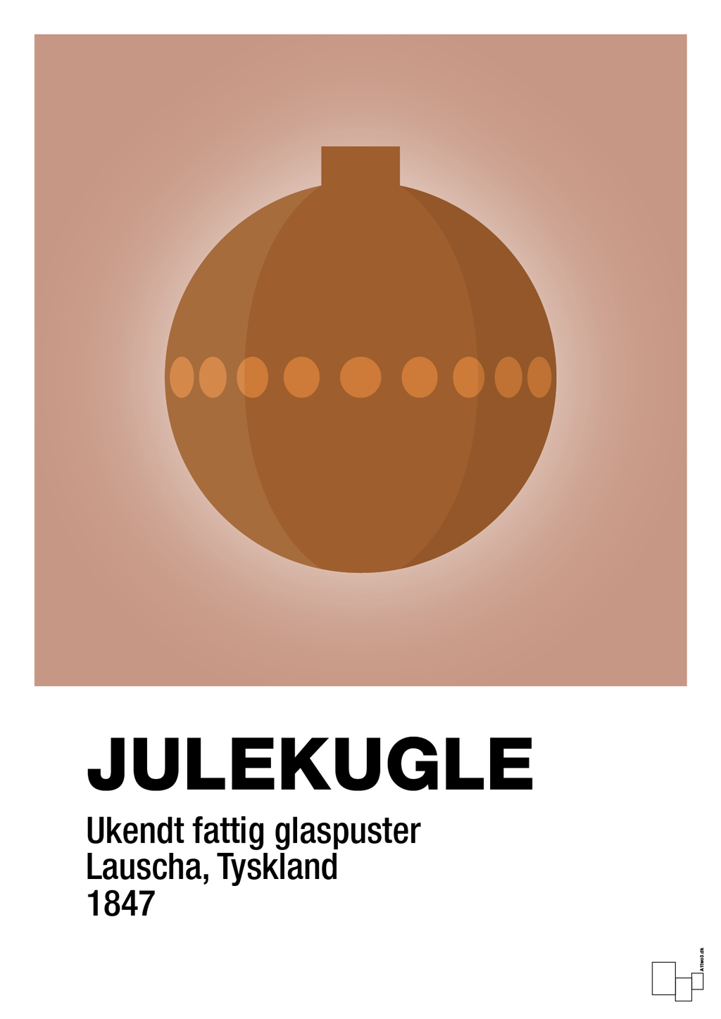 plakat: julepynt julekugle - powder-Jul-A1two3