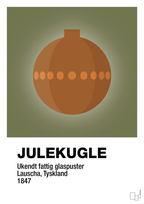 plakat: julepynt julekugle - secret meadow-Jul-A1two3