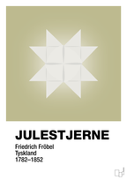plakat: julepynt julestjerne - back to nature-Jul-A1two3