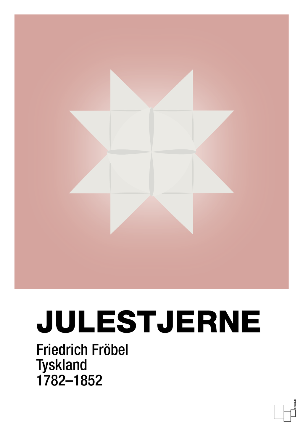 plakat: julepynt julestjerne - bubble shell-Jul-A1two3
