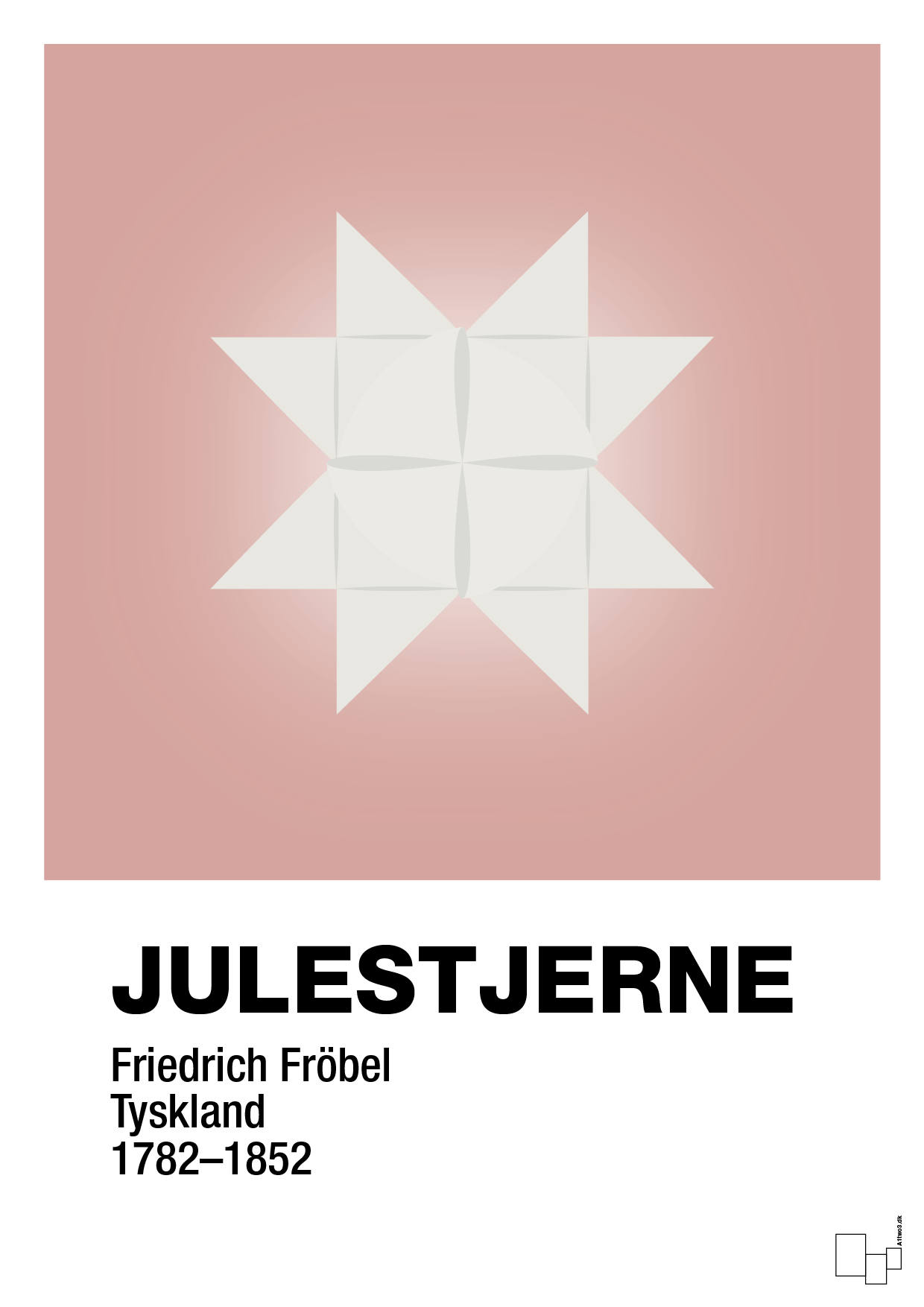 plakat: julepynt julestjerne - bubble shell-Jul-A1two3