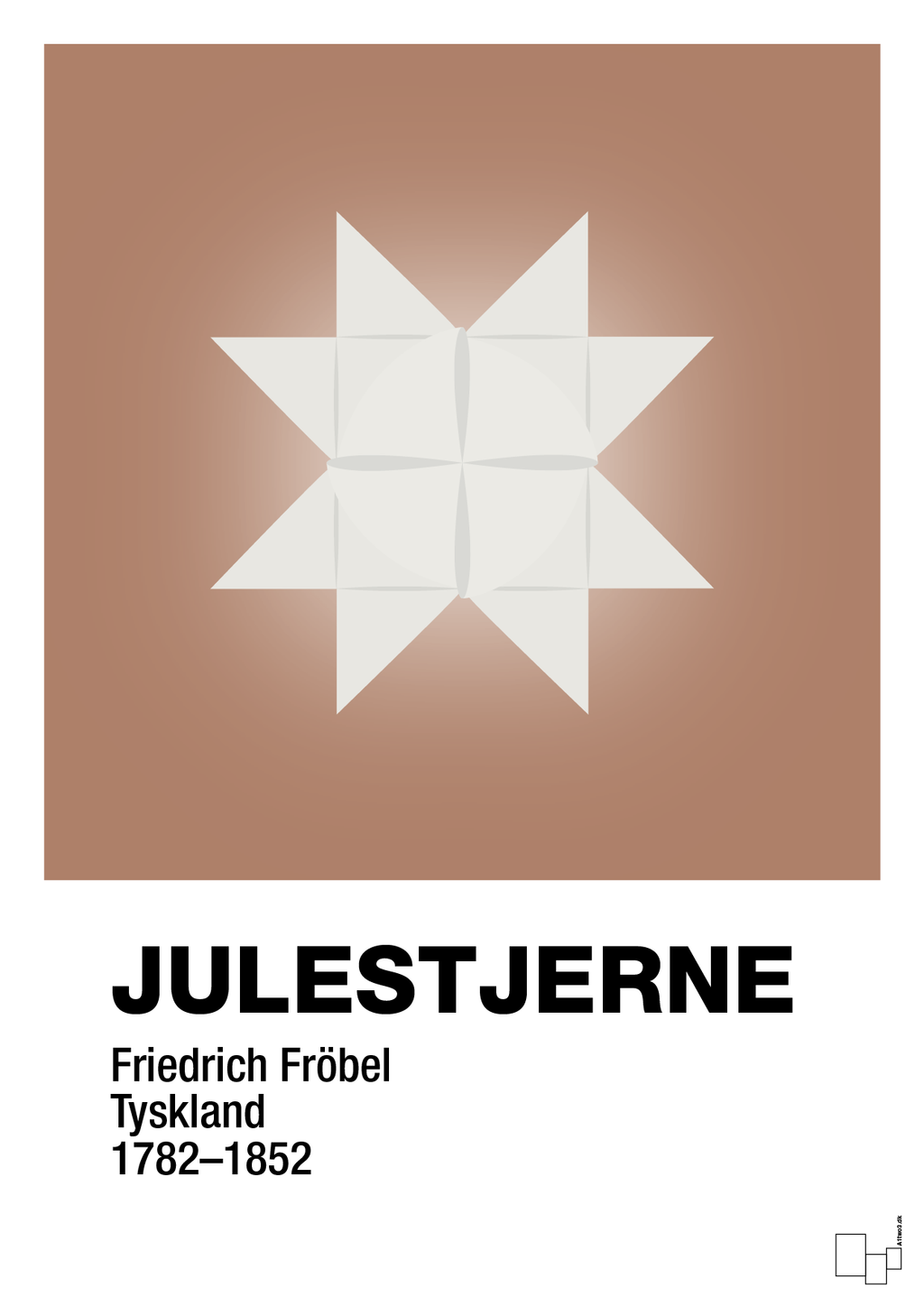 plakat: julepynt julestjerne - cider spice-Jul-A1two3