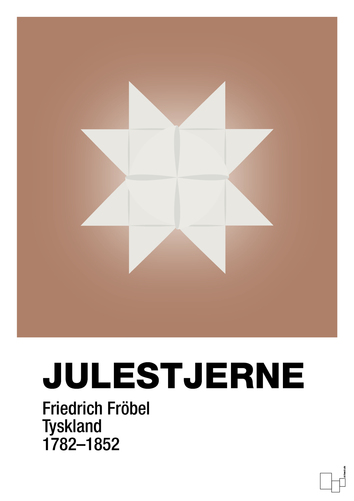 plakat: julepynt julestjerne - cider spice-Jul-A1two3