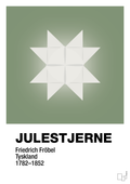 plakat: julepynt julestjerne - jade-Jul-A1two3