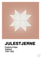 plakat: julepynt julestjerne - powder-Jul-A1two3