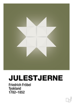 plakat: julepynt julestjerne - secret meadow-Jul-A1two3