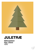 plakat: julepynt juletræ - honeycomb-Jul-A1two3