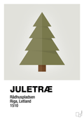 plakat: julepynt juletræ - painters white-Jul-A1two3