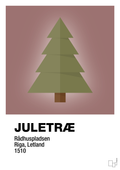 plakat: julepynt juletræ - plum-Jul-A1two3