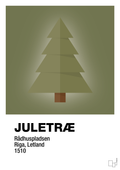 plakat: julepynt juletræ - secret meadow-Jul-A1two3