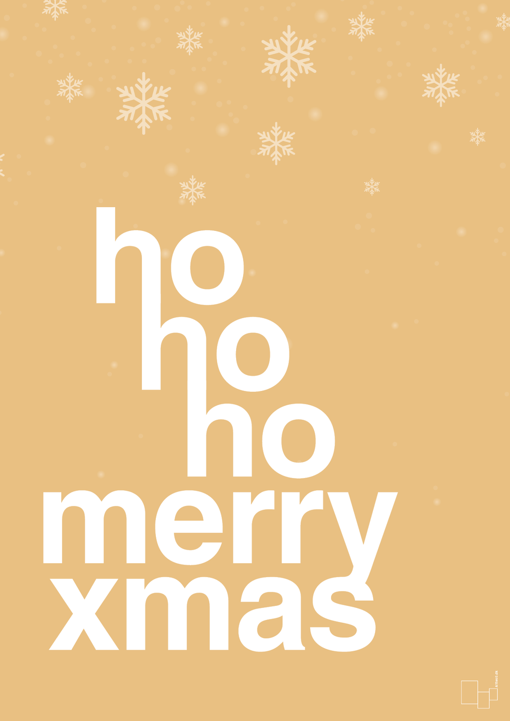 plakat: ho ho ho merry xmas - charismatic-Jul-A1two3