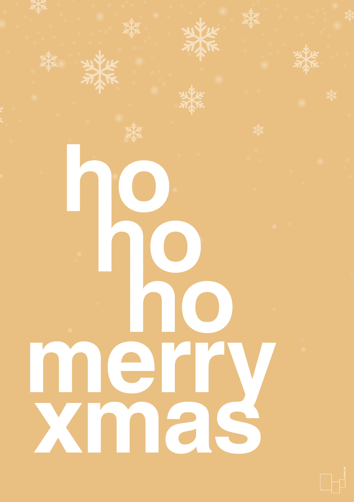 plakat: ho ho ho merry xmas - charismatic-Jul-A1two3