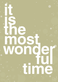 plakat: it is the most wonderful time - back to nature-Jul-A1two3