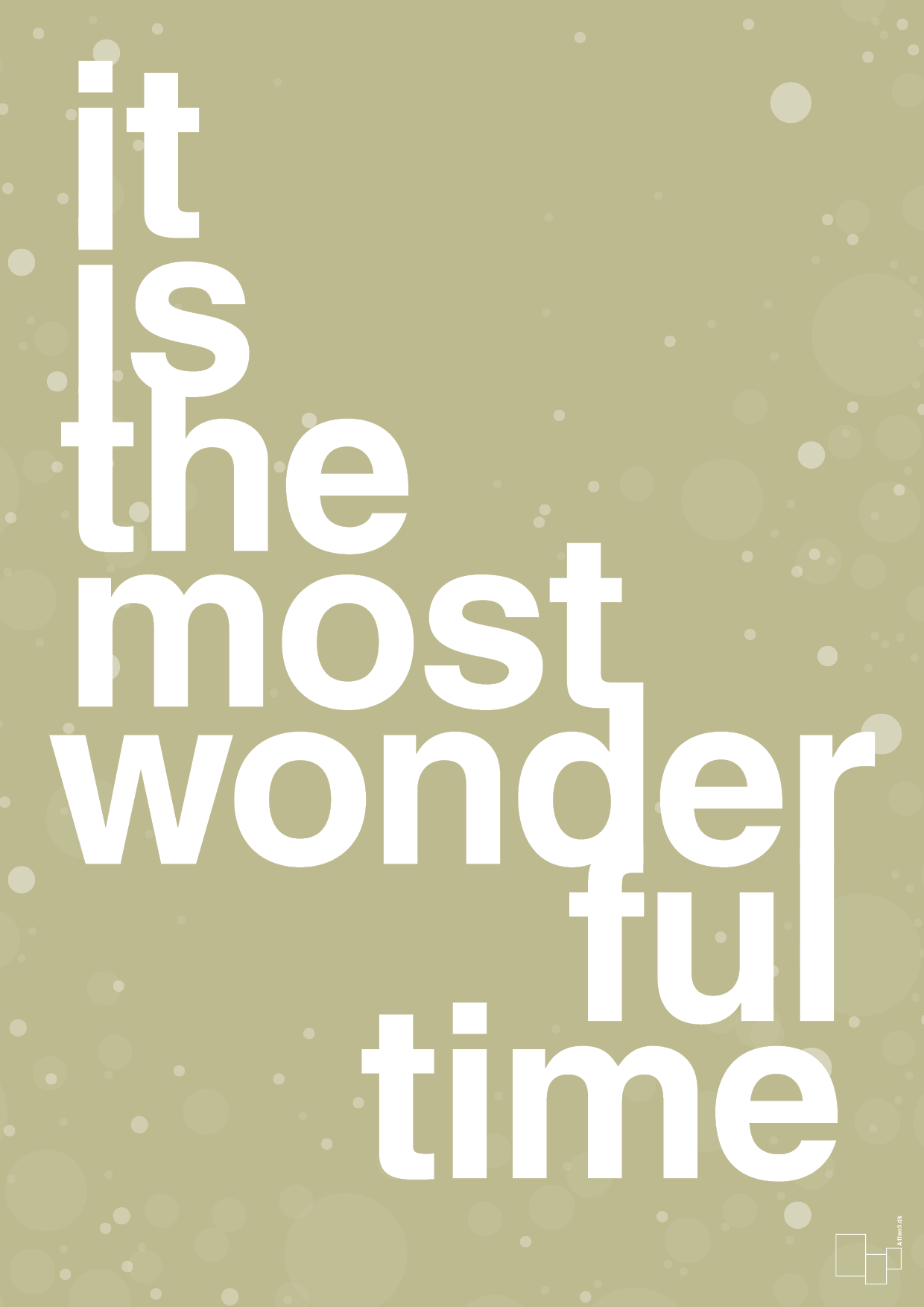 plakat: it is the most wonderful time - back to nature-Jul-A1two3