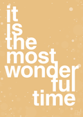 plakat: it is the most wonderful time - charismatic-Jul-A1two3