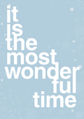 plakat: it is the most wonderful time - heavenly blue-Jul-A1two3