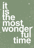 plakat: it is the most wonderful time - jade-Jul-A1two3