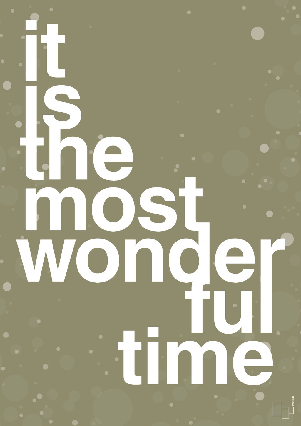 plakat: it is the most wonderful time - misty forrest-Jul-A1two3