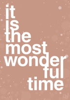 plakat: it is the most wonderful time - powder-Jul-A1two3