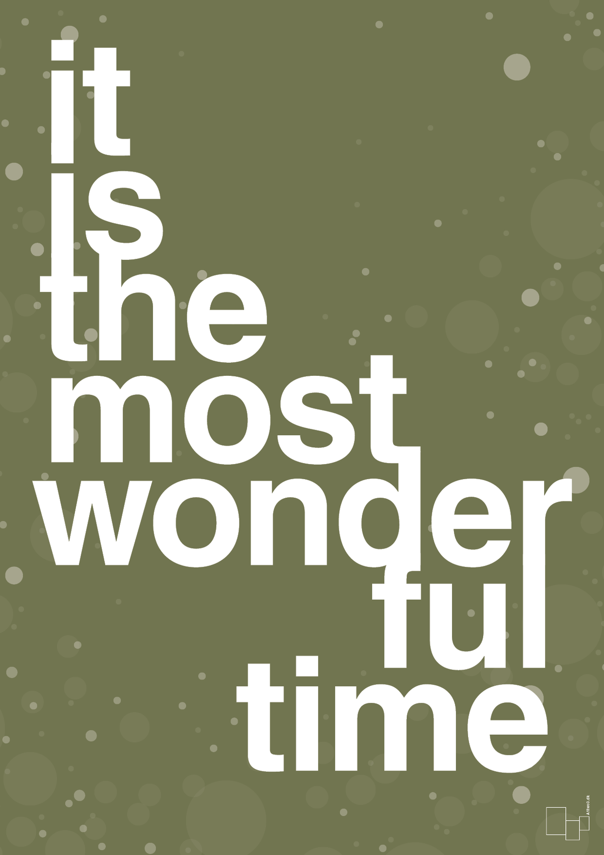 plakat: it is the most wonderful time - secret meadow-Jul-A1two3