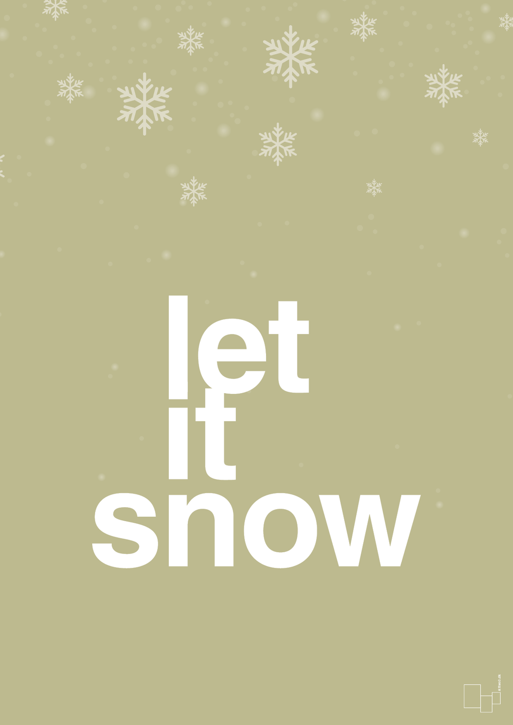 plakat: let it snow - back to nature-Jul-A1two3