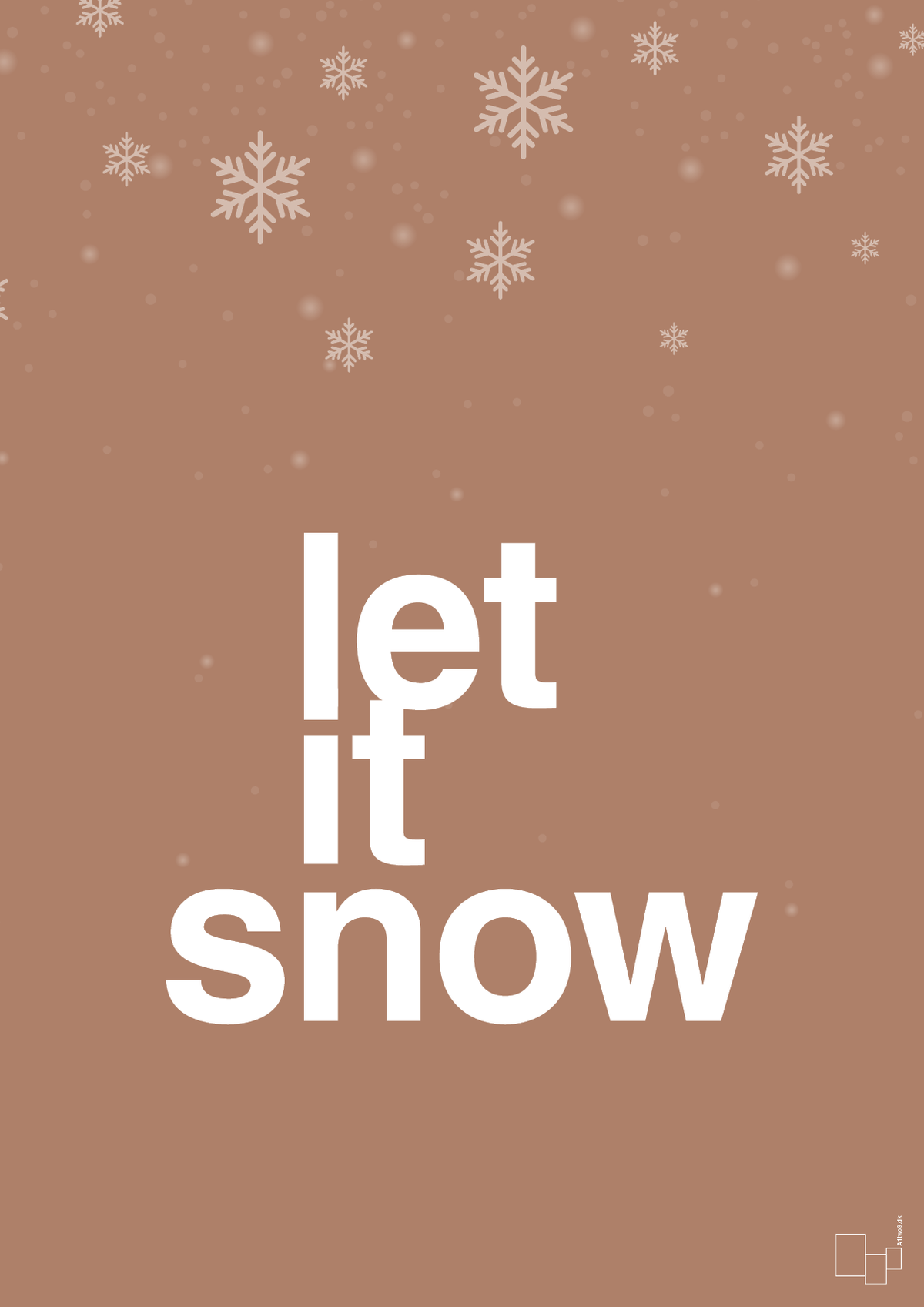 plakat: let it snow - cider spice-Jul-A1two3