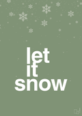 plakat: let it snow - jade-Jul-A1two3