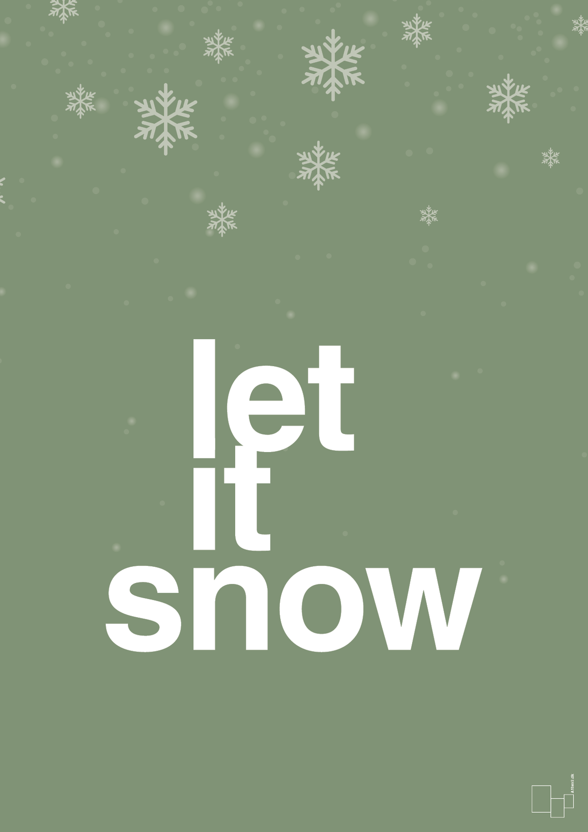 plakat: let it snow - jade-Jul-A1two3