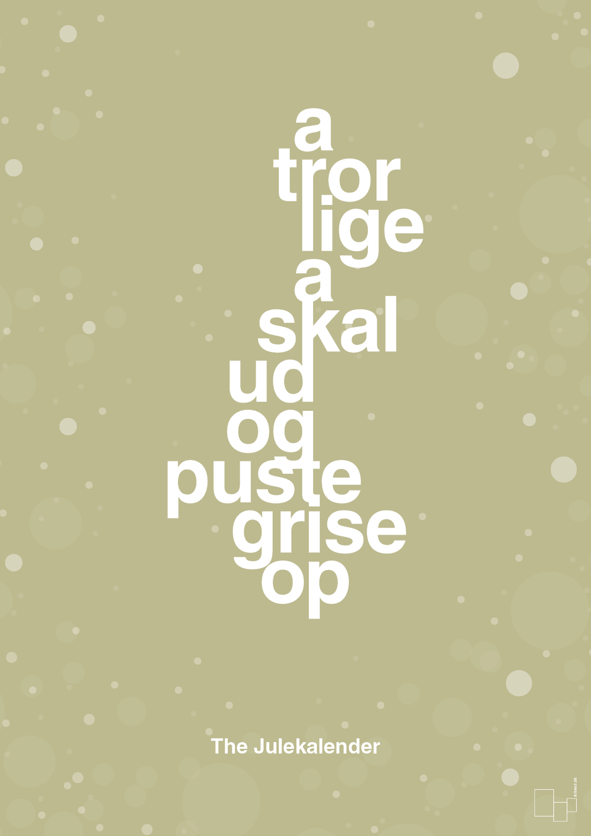 plakat: a tror lige a skal ud og puste grise op - back to nature-Jul-A1two3