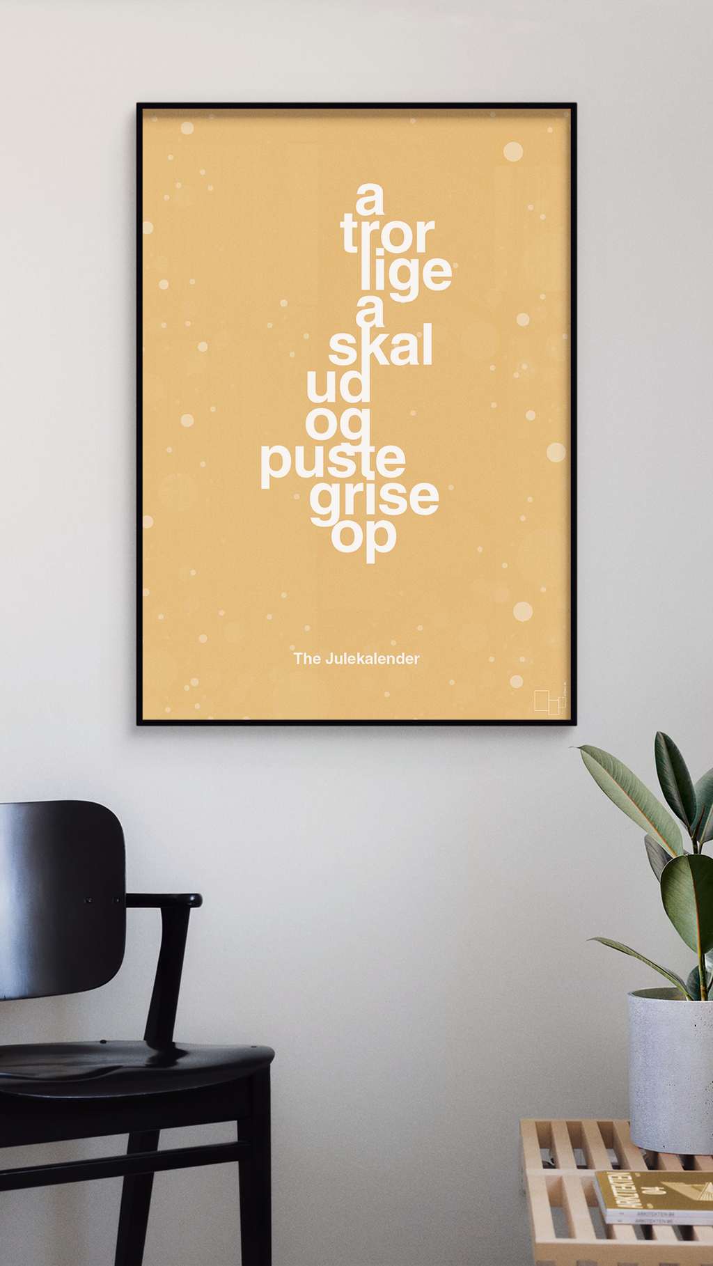 plakat: a tror lige a skal ud og puste grise op - painters white-Jul-A1two3