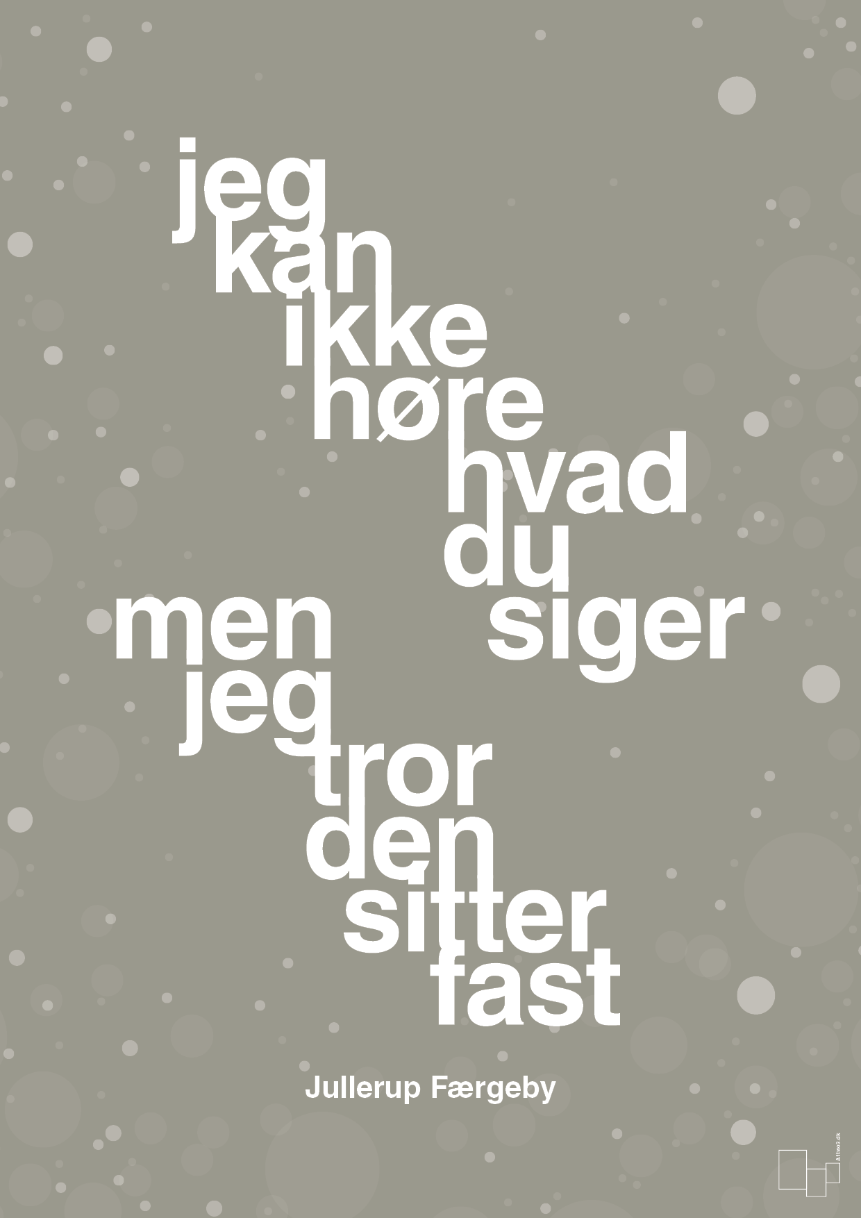 plakat: jeg kan ikke høre, hvad du siger men jeg tror den sitter fast - battleship gray-Jul-A1two3