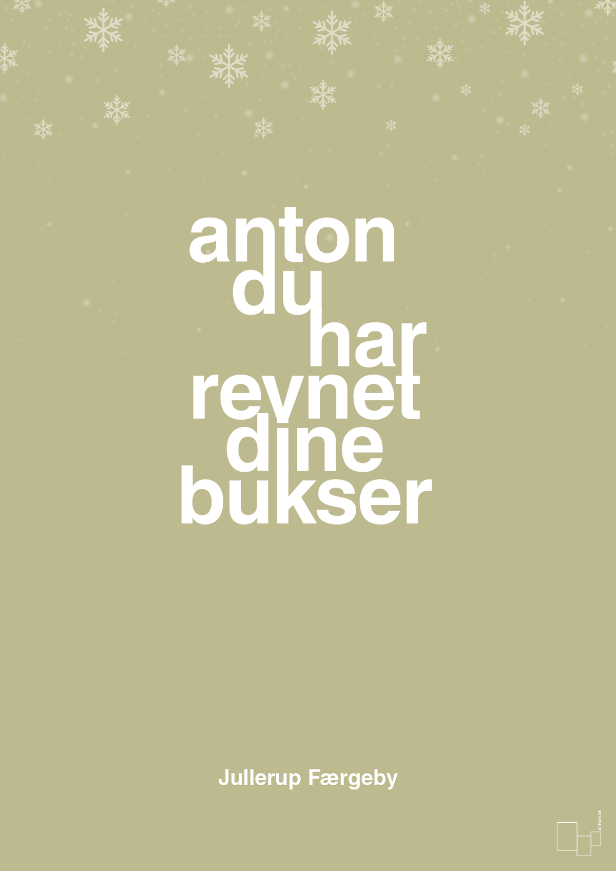 plakat: anton du har revnet dine bukser - back to nature-Jul-A1two3