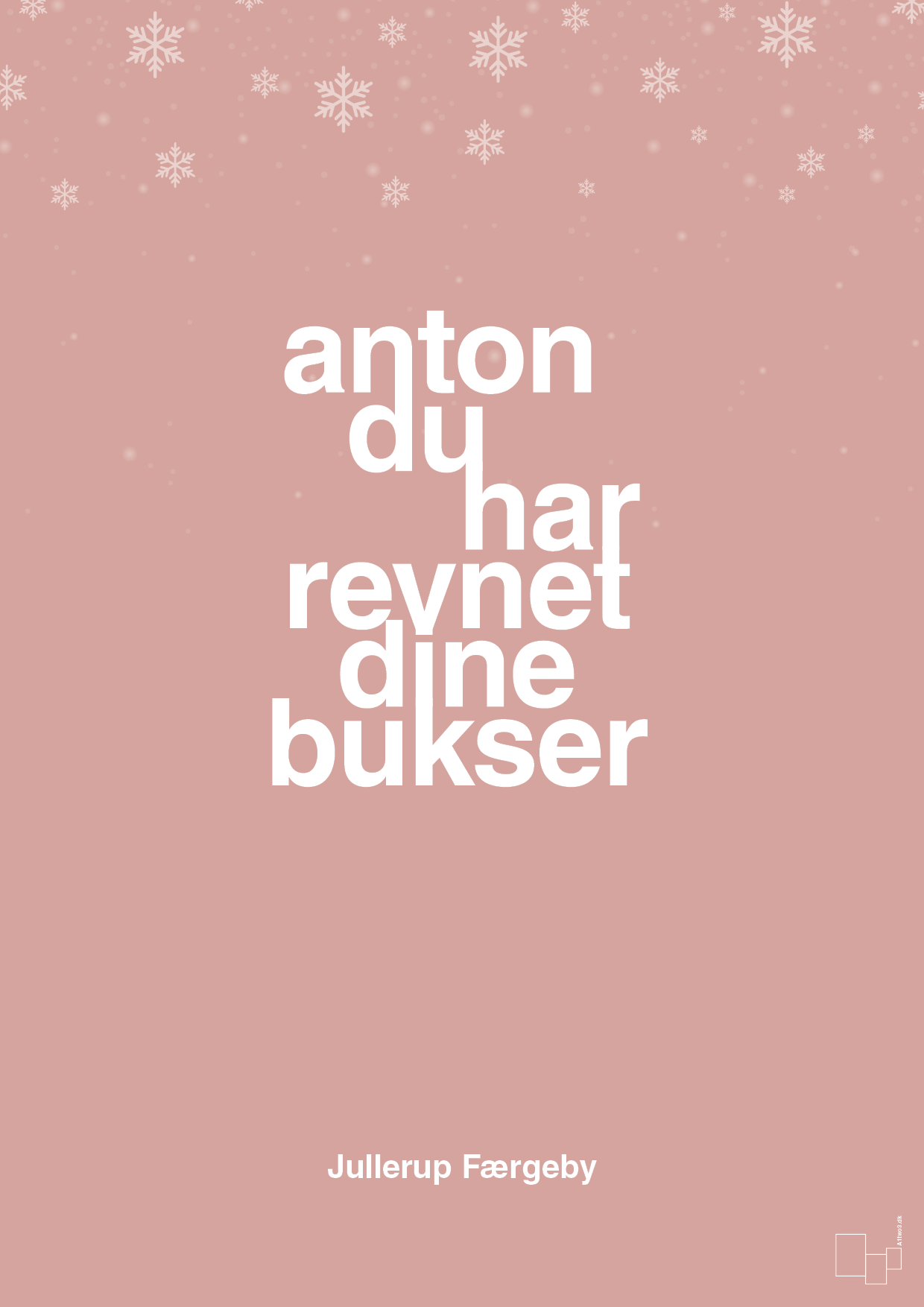 plakat: anton du har revnet dine bukser - bubble shell-Jul-A1two3