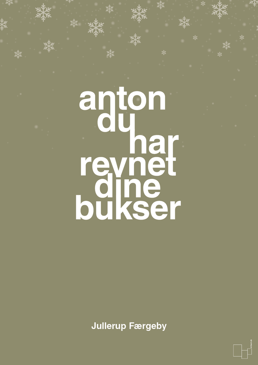 plakat: anton du har revnet dine bukser - misty forrest-Jul-A1two3