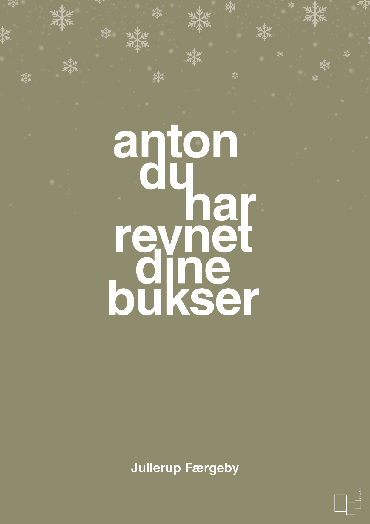 plakat: anton du har revnet dine bukser - misty forrest-Jul-A1two3