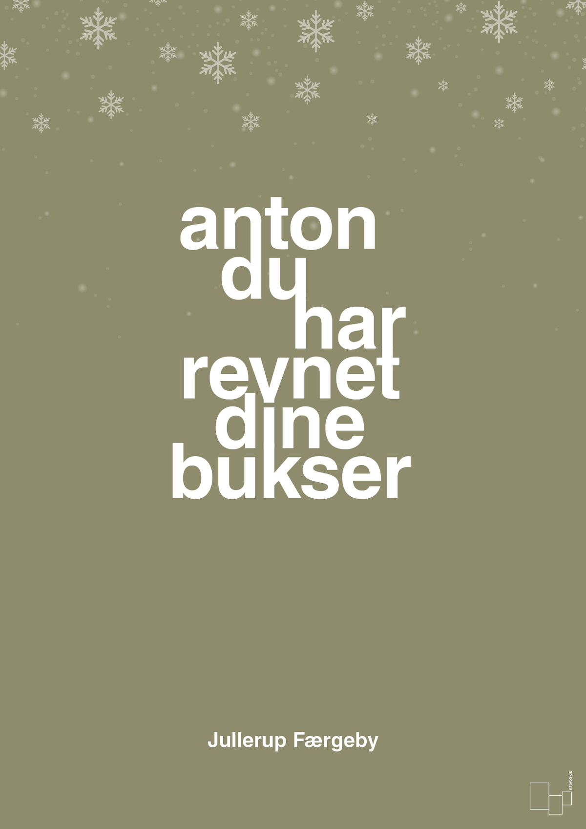 plakat: anton du har revnet dine bukser - misty forrest-Jul-A1two3