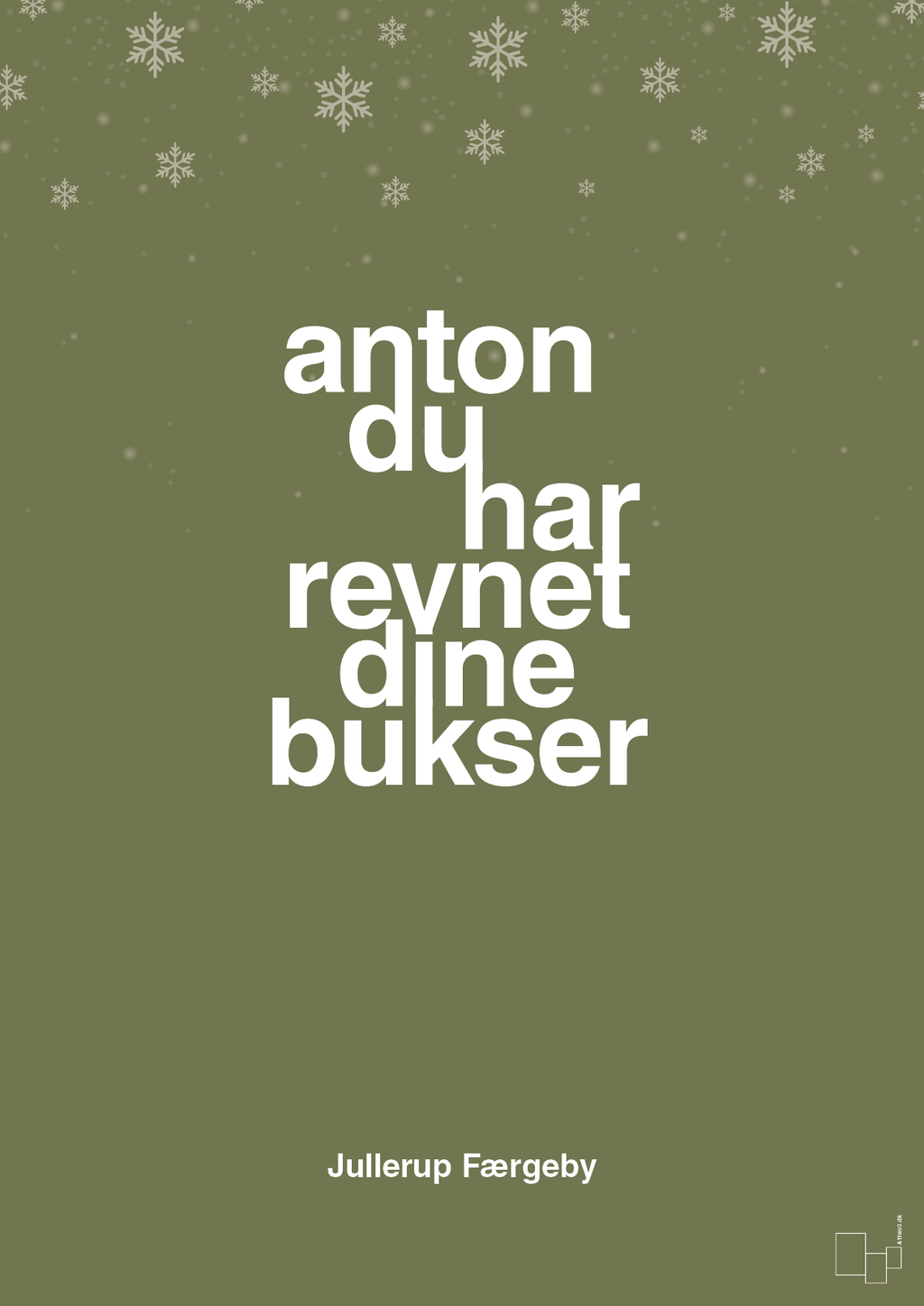 plakat: anton du har revnet dine bukser - secret meadow-Jul-A1two3