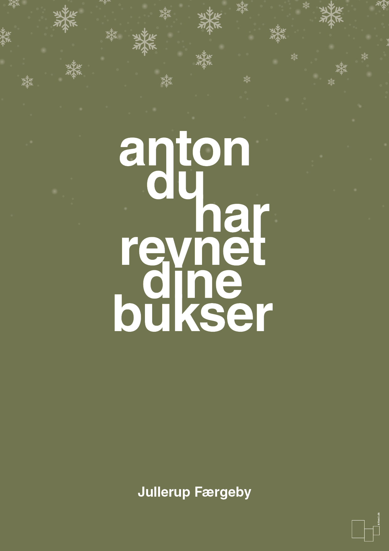 plakat: anton du har revnet dine bukser - secret meadow-Jul-A1two3