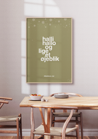 plakat: halli hallo og lige et øjeblik - cider spice-Jul-A1two3