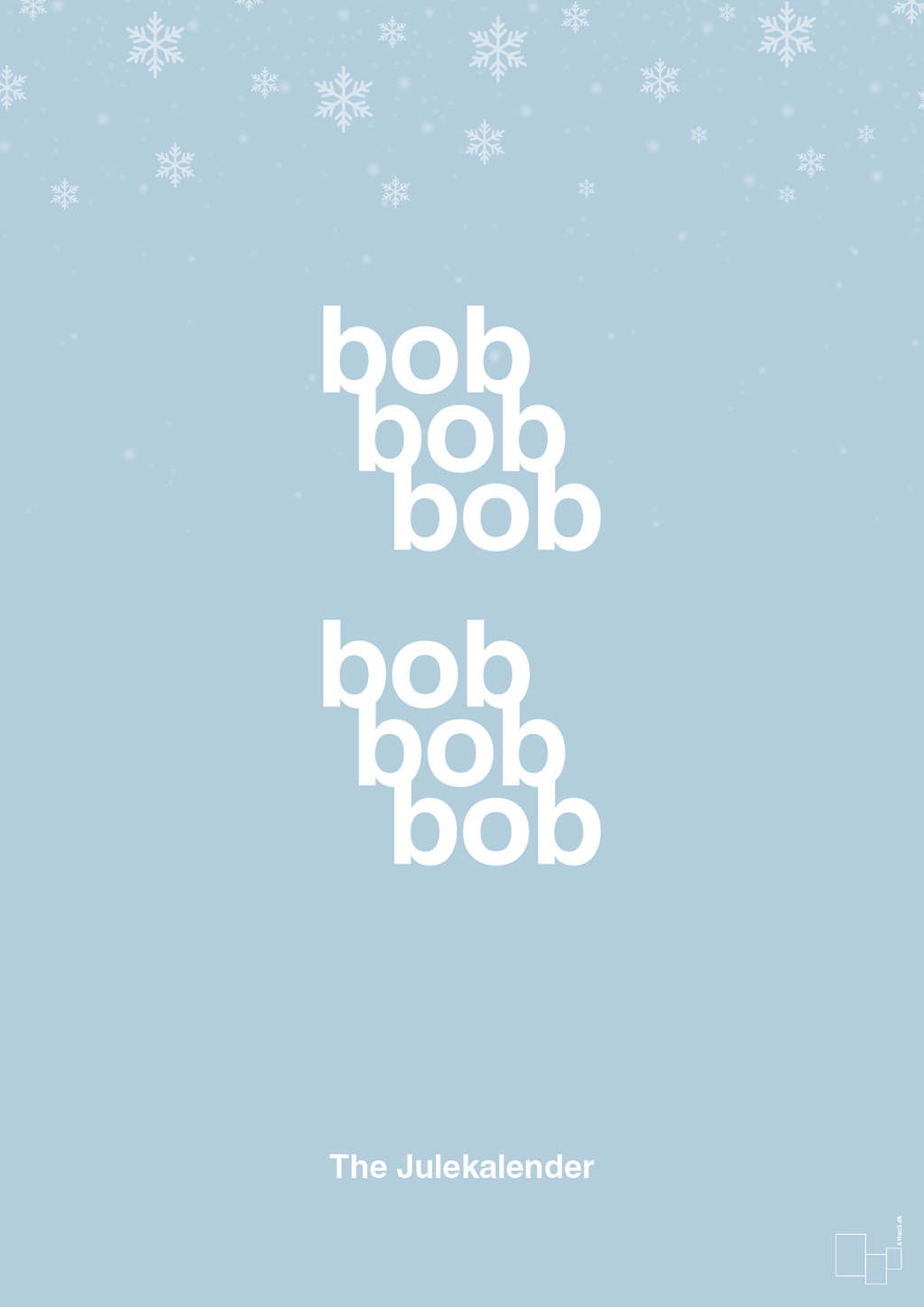 plakat: bob bob bob - heavenly blue-Jul-A1two3