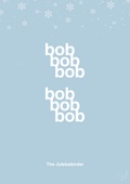 plakat: bob bob bob - heavenly blue-Jul-A1two3