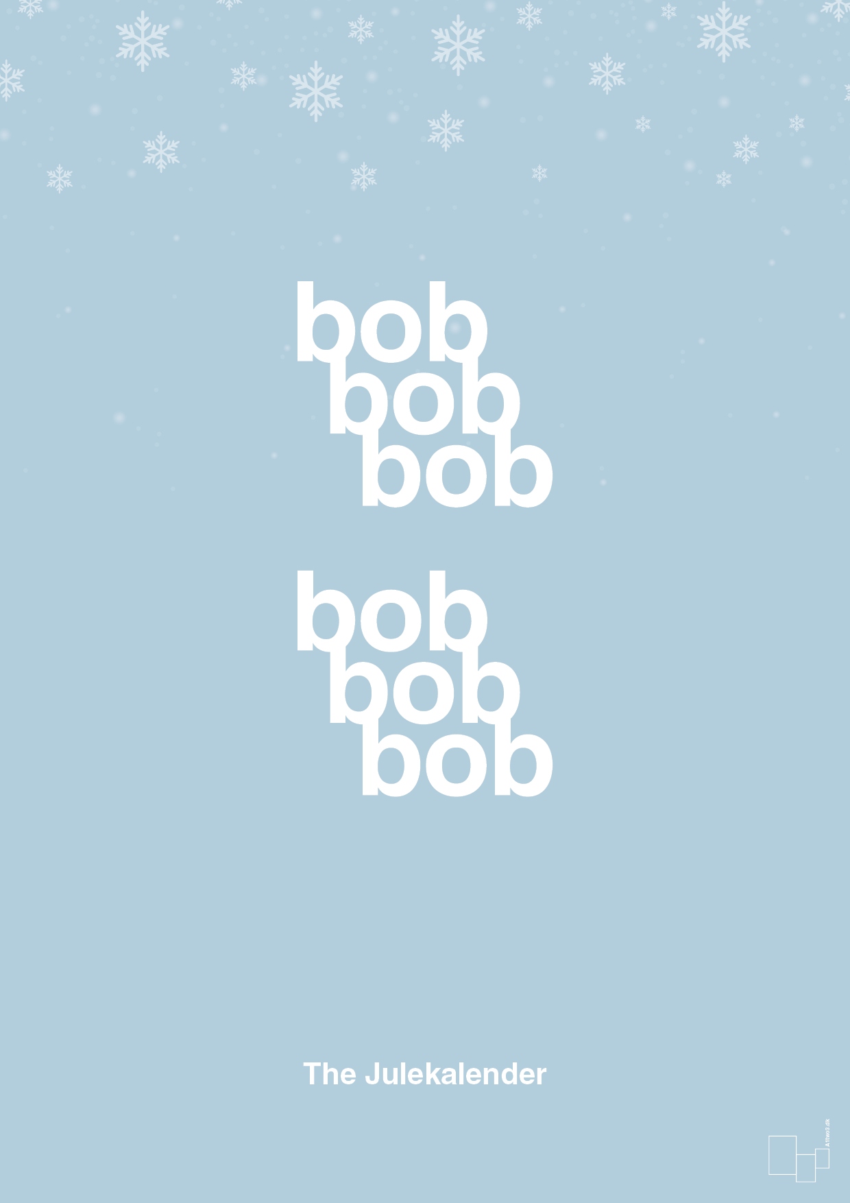 plakat: bob bob bob - heavenly blue-Jul-A1two3