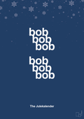 plakat: bob bob bob - lapis blue-Jul-A1two3
