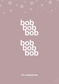 plakat: bob bob bob - light rose-Jul-A1two3