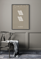plakat: bob bob bob - bubble shell-Jul-A1two3